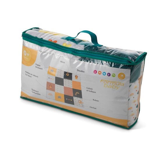 Tapis d'éveil XL Safari  100 x 100 cm de Formula Baby Tapis d'éveil XL Safari  100 x 100 cm de Formula Baby