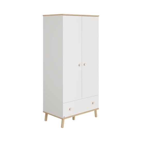 Ylvie Armoire 2 portes Blanc Craie  de Paidi