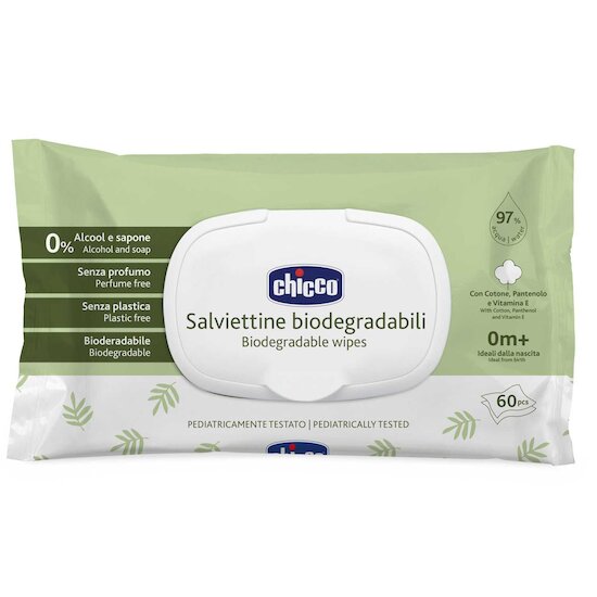 Lingettes Biodégradables x 60   de Chicco