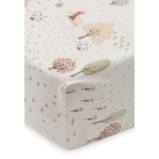 Drap-housse Jersey Tiny Park 70 x 140 cm de Jollein