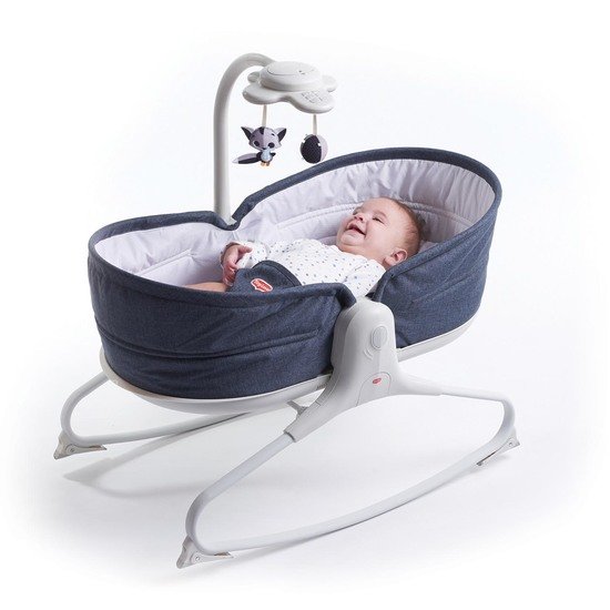 Transat Rocker Napper Evolution Blue Jean  de Tiny Love