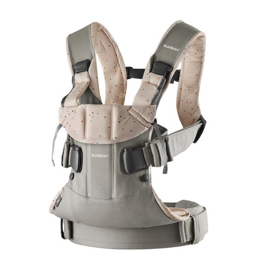 Porte-bébé One Gris / Rose Paillettes édition limitée  de BabyBjörn