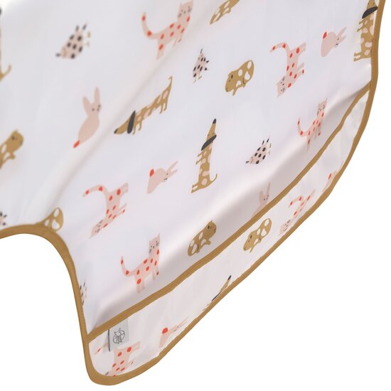 Lot de 2 bavoirs manches longues avec poche Little Mateys Orange épicée  de Lässig  Lot de 2 bavoirs manches longues avec poche Little Mateys Orange épicée  de Lässig