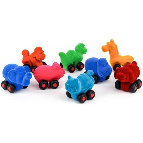 Micro figurines roulantes Animaux  de Rubbabu