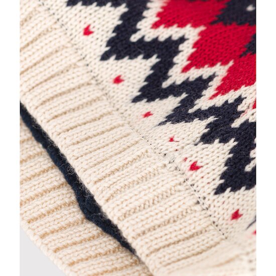 Bonnet bébé en laine Avalanche/multico 3-6 mois de Petit Bateau Bonnet bébé en laine Avalanche/multico 3-6 mois de Petit Bateau