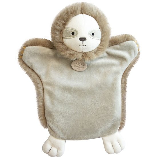 Peluche Marionnette Paresseux De Doudou Et Compagnie Peluches Marionnettes Aubert Baby 00