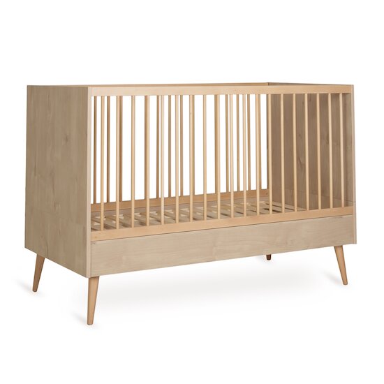 Cocoon Lit bébé Natural Oak 70 x 140 cm de Quax Cocoon Lit bébé Natural Oak 70 x 140 cm de Quax