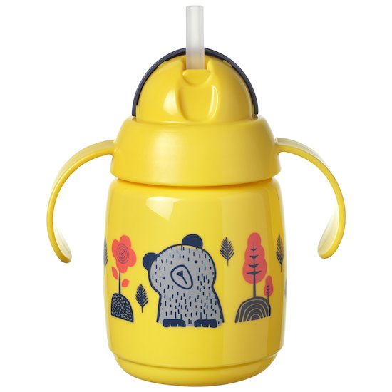 Tasse d'apprentissage à paille Jaune 300 ml de Tommee Tippee