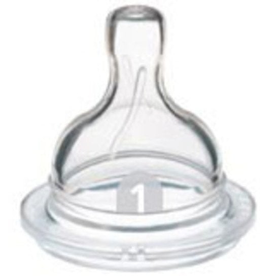 Lot de 2 tétines Classic 3 mois+ (débit variable) Philips AVENT