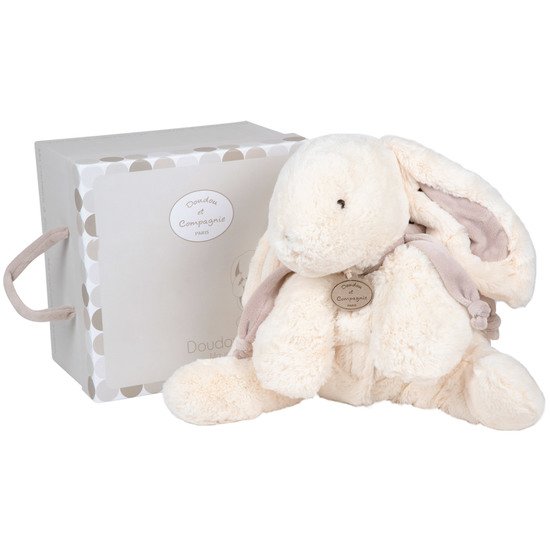 Lapin bonbon range-pyjama Taupe  de Doudou et Compagnie