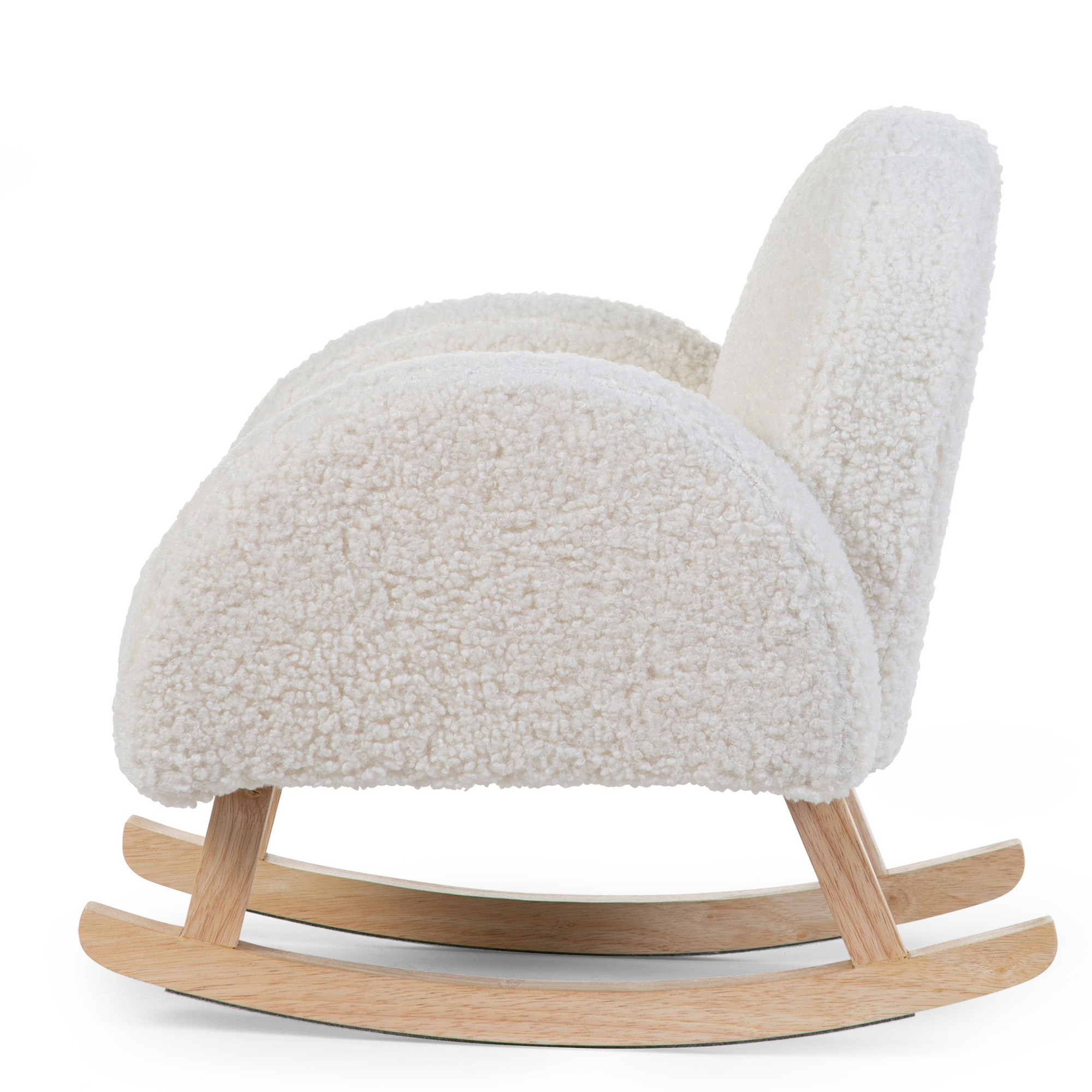 Chaise A Bascule Pour Enfants Teddy Ecru Naturel De Childhome Childhome Aubert