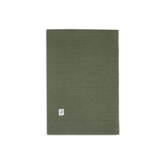 Pure Knit Couverture Berceau Leaf Green 75 x 100 cm de Jollein