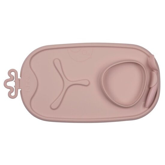 Set de table avec assiette et bol Roll & Go Blush  de B.Box