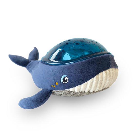 Veilleuse peluche Baleine Tranquil Whale blanche