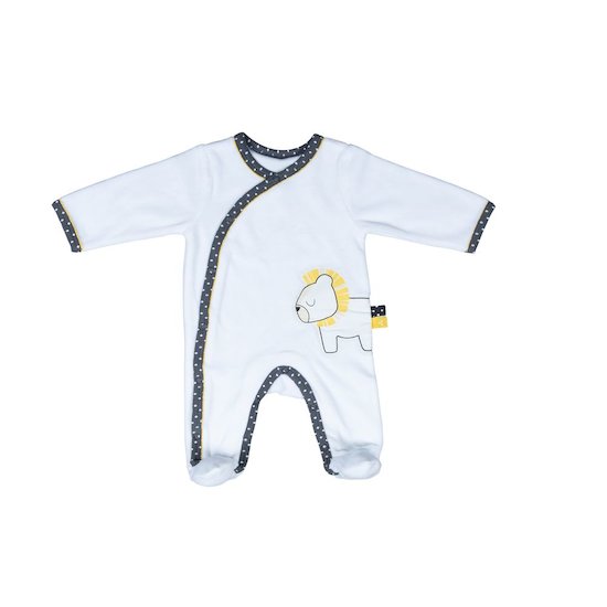 Pluche et Pompon pyjama velours Lion 3 mois de Sauthon Baby's Sweet Home