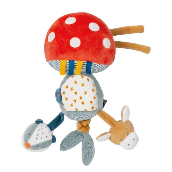 Félix et Léo Peluche d'activités Champignon  de Nattou Félix et Léo Peluche d'activités Champignon  de Nattou