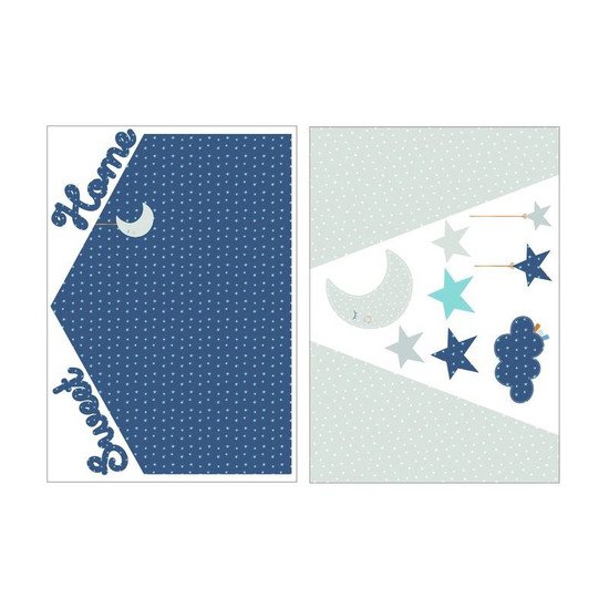 Merlin stickers muraux home 100x70   de Sauthon Baby's Sweet Home