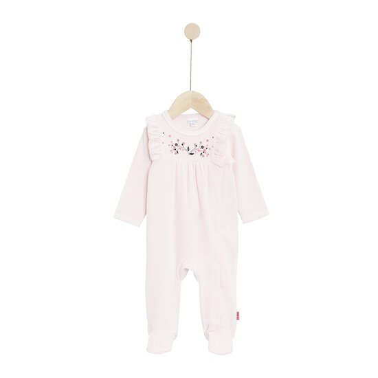 Lovely Capucine Pyjama en velours Pink Aubepine  de P'tit bisou