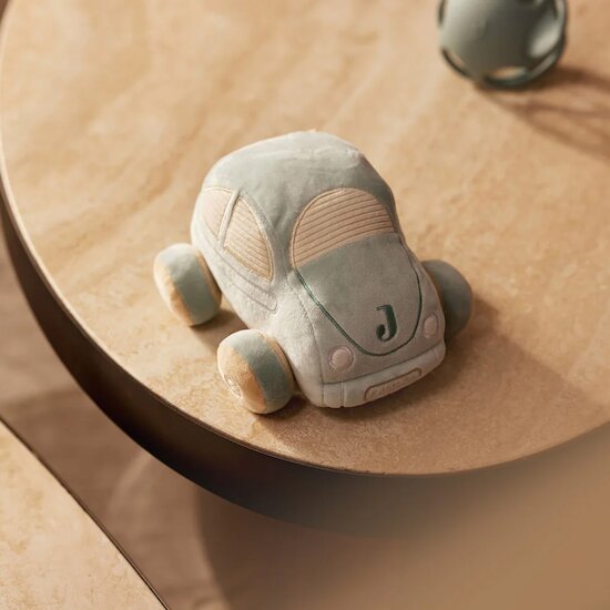 On The Go Peluche Voiture Bleu  de Jollein