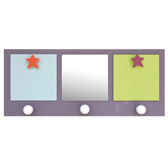 Miroir patère 3 en 1 Garçon  de Titoutam