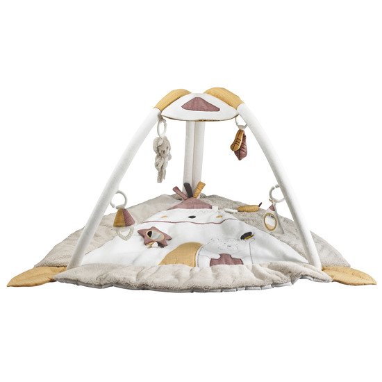 Timouki tapis d'éveil triangulaire Beige  de Sauthon Baby's Sweet Home