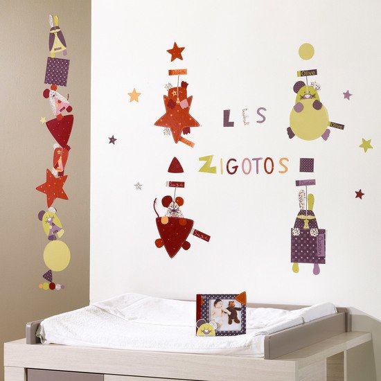 Zigotos stickers muraux