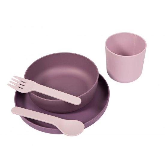 B-Set Vaisselle Bio 5 pièces Rose  de Bo Jungle B-Set Vaisselle Bio 5 pièces Rose  de Bo Jungle