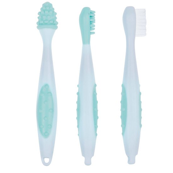 Set 3 brosses à dents avec étui