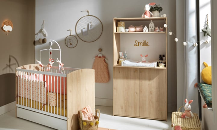 Chambre bébé complète pour Fille et Garçon