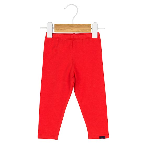 Leggings Marin d'hiver Rouge Poppy de P'tit bisou Aubert Dernière chance sur la Puériculture !