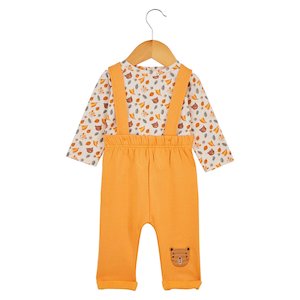 Ensemble salopette + tee-shirt