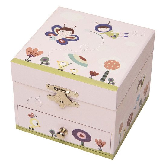 Coffret musique cube figurine fée