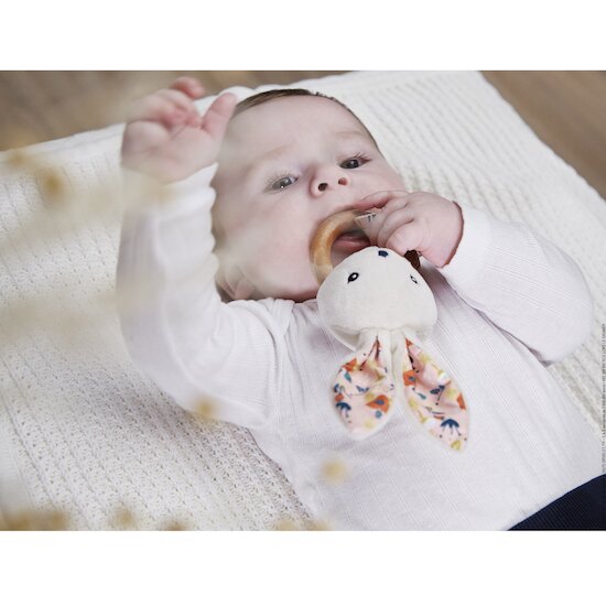 Hochet lapin Coquelicot  de Kaloo