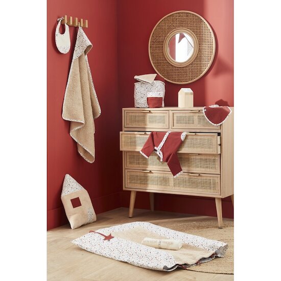 Portofino Housse de matelas à langer Sable/Terrazzo 60 x 80 cm de BB&Co Portofino Housse de matelas à langer Sable/Terrazzo 60 x 80 cm de BB&Co