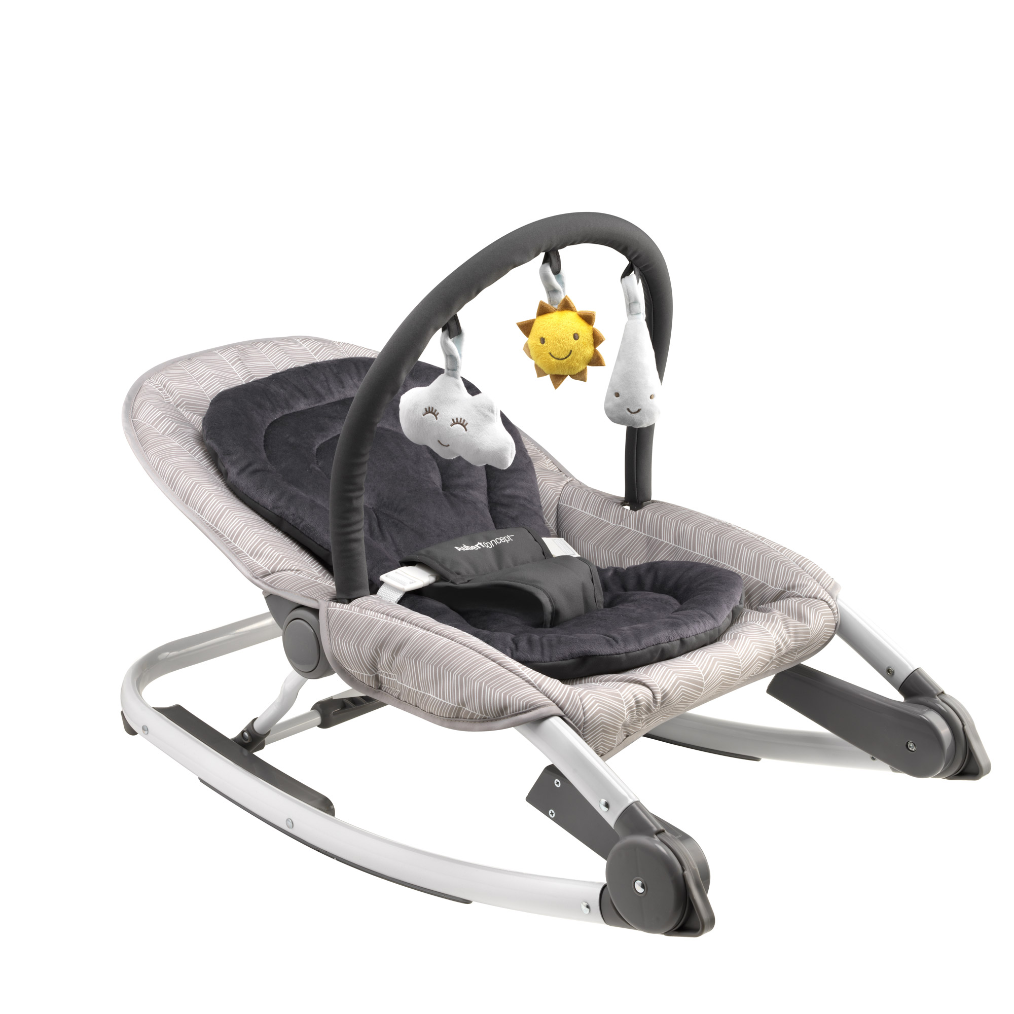 Transat pour bébé ergonomique Lullaby - gris