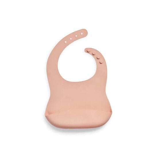 Bavoir Silicone Pale Pink  de Jollein