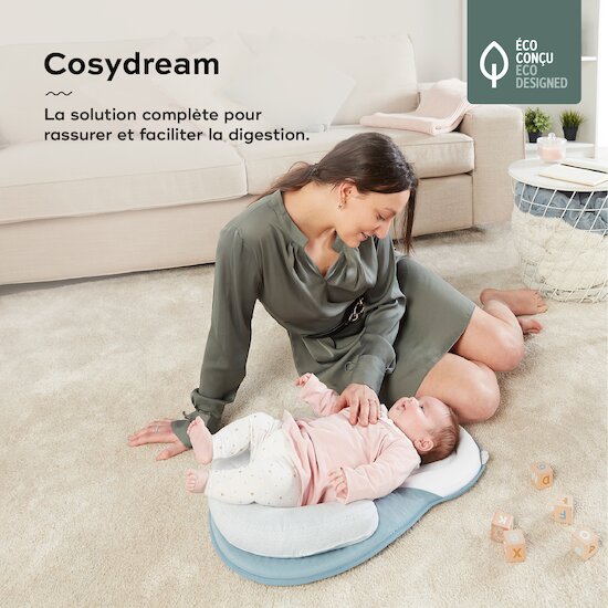 Cale-bébé Cosydream - Support Morphologique Mosaïc Blue  de Babymoov