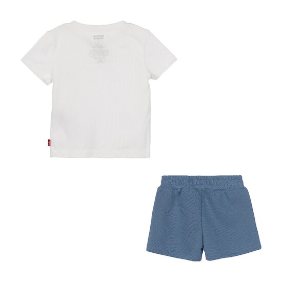 Ensemble t-shirt + short tricot Bleu  de Levi's Kids
