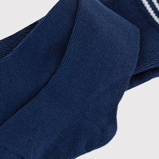 Collant uni en jersey  Bleu Medieval  de Petit Bateau