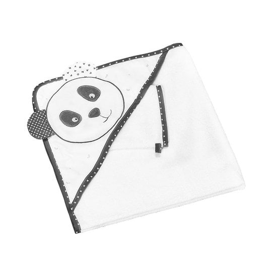 Chao Chao Cape de Bain et Gant Panda  de Sauthon Baby's Sweet Home