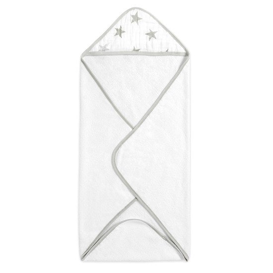 Cape de bain en éponge avec capuche mousseline Dusty  de aden + anais essentials