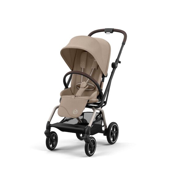 Poussette Eezy S Twist +2  Châssis taupe - Almond Beige  de CYBEX Poussette Eezy S Twist +2  Châssis taupe - Almond Beige  de CYBEX