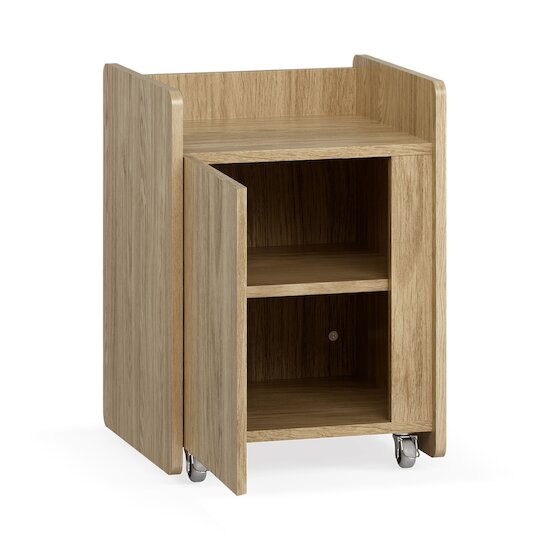 Meuble de rangement sur roulettes Muve Chêne  de Vox