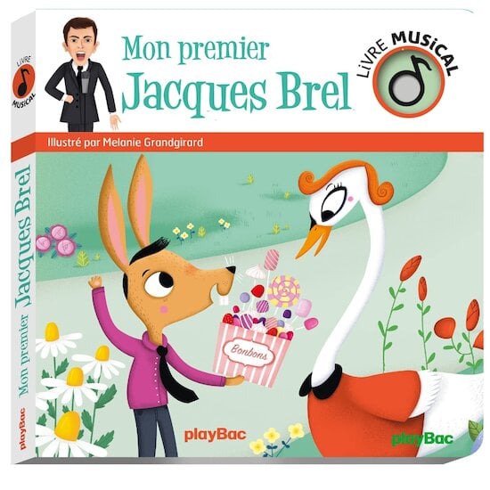 Livre musical Mon premier Jacques Brel   de PlayBac