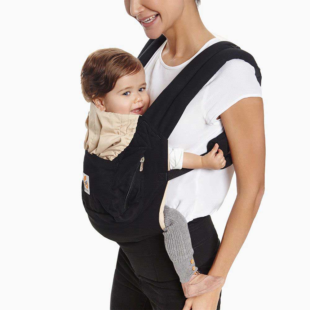 Porte Bebe Original Noir Beige De Ergobaby Porte Bebe Ventral Aubert Porte Bebe Original Noir Beige De Ergobaby Porte Bebe Ventral Aubert
