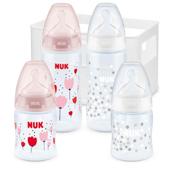 Set 4 Biberons Avec Casier First Choice Temp Control Tulipes Confettis De Nuk Biberons Pp Polypropylene Aubert Set 4 Biberons Avec Casier First Choice Temp Control Tulipes Confettis De Nuk Biberons Pp Polypropylene Aubert