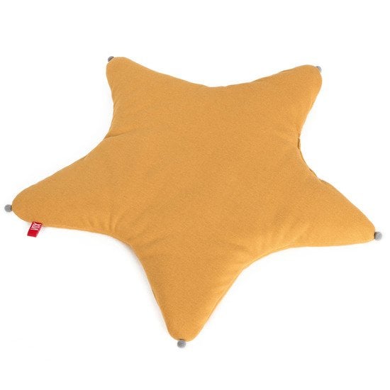 Coussin étoile pure Moutarde  de Vox