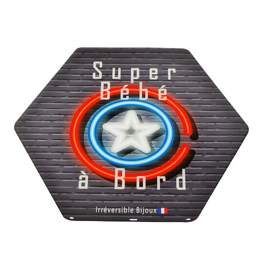 Signalétique Bébé à bord Captain America  de Irréversible