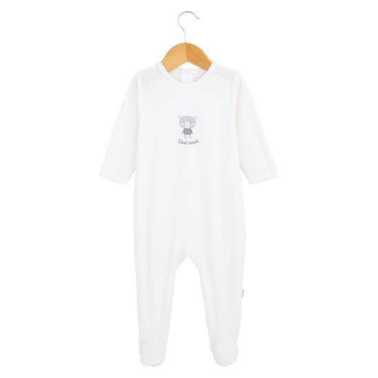 Pyjama ours Blanc 18 mois de P'tit bisou