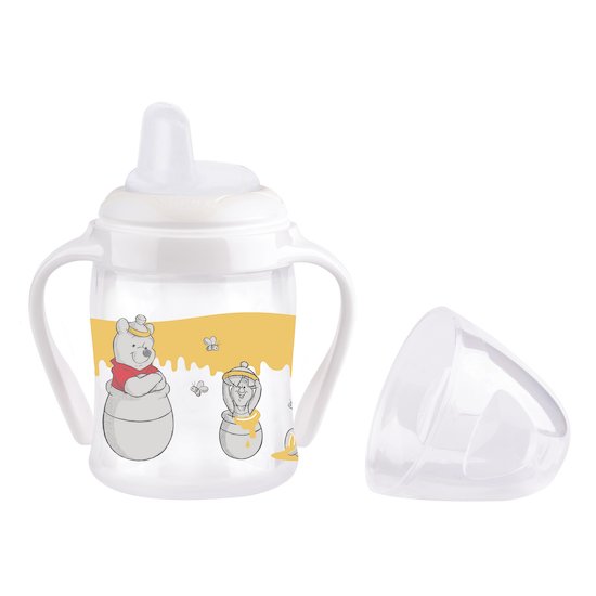 Tasse anti-fuite embout bec dur avec poignées Winnie L'Ourson  150 ml de Tigex Collexion